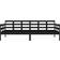 vidaXL 820361 Black Sofa 203.5cm 3 personers