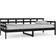 vidaXL 820361 Black Sofa 203.5cm 3 personers