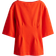H&M T-shirt with Defined Waist - Bright Red