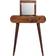 Artisan Furniture Mini Round Dark Brown Dressing Table 35x70cm