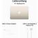 Apple MacBook Air, 13.6-inch, M3 Chip, 8-core CPU, 8-core GPU, 16GB Unified Memory, 256GB SSD Storage Starlight