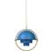 GUBI Multi-Lite Large Brass/Blue Pendel ∅ 36cm