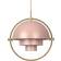 GUBI Multi-Lite Large Brass/Pink Pendant Lamp ∅ 36cm
