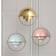GUBI Multi-Lite Large Brass/Pink Pendant Lamp ∅ 36cm