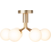 Nuura Apiales Brass/Opal Pendellampa ∅ 50cm