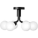 Nuura Apiales Black/Opal Pendant Lamp ∅ 50cm