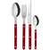 Sabre Paris Bistrot Burgundy Cutlery Set 24pcs