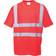 Portwest S478 Hi-Vis S/S T-shirt - Red