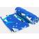 OHS Shark Under Sea Print Beach - Royal Bath Towel Blue (152x71cm)