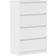 vidaXL 800537 High Gloss White Skænk 60x98.5cm