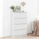 vidaXL 800537 High Gloss White Skænk 60x98.5cm