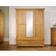 Birlea Woburn 3 Door 2 Brown Wardrobe 139x200cm