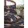 Edinburgh Weavers EW Flyway Elegant Ink Sateen Duvet Cover Beige, Blue (200x200cm)