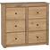 SECONIQUE Panama Natural Wax Chest of Drawer 110x100cm