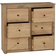 SECONIQUE Panama Natural Wax Chest of Drawer 110x100cm