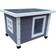 @Pet Outdoor Cat House XL Grey and White