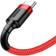 Baseus Cafule 2.0 USB A - USB C M-M Red 1m