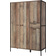 Timber Art Design UK Stretton Urban Industrial Rustic Oak Wardrobe 124x180cm