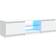 vidaXL LED Lights White TV-bord 140x35.5cm