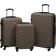 vidaXL Hardcase Suitcase 3 stk. - Brown