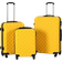 vidaXL Hardcase Suitcase 3 stk. - Yellow