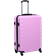 vidaXL Hardcase Suitcase 3 delar - Black