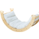Tutti Bambini Scala Montessori Pikler Rocking Frame Cushion Boucle Natural 21.7x53.1"