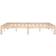 vidaXL 4ft Solid Wood Double Sängram 138.5x193.5cm