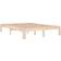 vidaXL 4ft Solid Wood Double Sängram 138.5x193.5cm