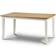 Julian Bowen Davenport Rectangular Off White Dining Set 90x150cm 5pcs
