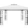 vidaXL Gazebo with Double Roof - White 3x4 m