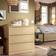 IKEA Malm White Stained Oak Chest of Drawer 80x78cm