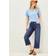 Cecil Damen Wide Leg Jeans - Blau