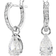 Swarovski Millenia Hoop Earrings - Silver/Transparent