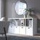 IKEA KALLAX High-Gloss White Regalsystem 77x147cm