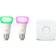 Philips Hue White & Color Ambiance EU/UK LED Lamps 9W E27 2-Pack