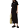 Calvin Klein Ribbed Cotton Maxi T-shirt Dress - Black