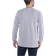 Carhartt Relaxed Fit Heavyweight Long Sleeve Logo Graphic T-shirt - Heather Grey