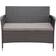 B&Q Derry Matt Outdoor Lounge Set, 1 Table incl. 2 Chairs & 1 Sofas