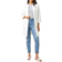 Roman 3/4 Sleeve Textured Longline Jacket - Ivory