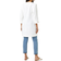Roman 3/4 Sleeve Textured Longline Jacket - Ivory