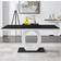 Furniturebox Lucia Fontant Brown Dining Set 160x90cm 7pcs