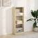 vidaXL Engineered Wood Sonoma Oak Book Shelf 109cm