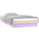 vidaXL LED Single Without Mattress Sängram 78.5x194cm