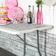 Harbour Housewares Rectangle White Dining Table 70x180cm