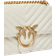 Pinko Mini Love Bag One Chevron - White