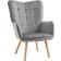 Homcom Modern Grey Armchair 101cm