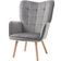 Homcom Modern Grey Armchair 101cm