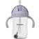 Mininor Straw Bottle 330ml Lilac Flower