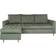 House Nordic Firenze Dark Green Soffa 219cm 3-sits